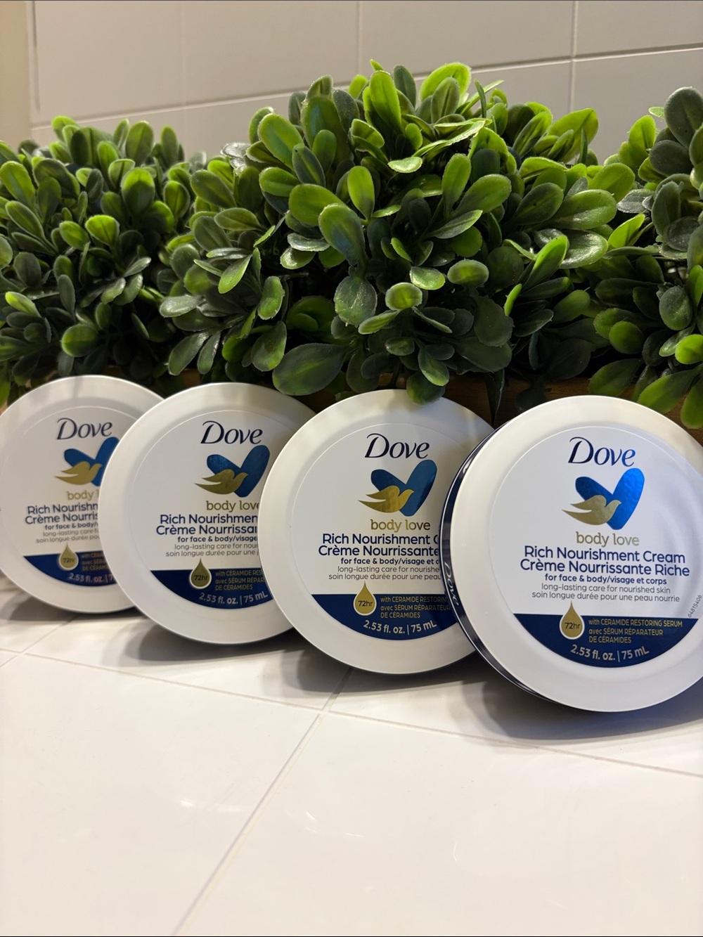 DOVE Body Love Rich Nourishment Cream -
Set of 4